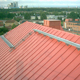 Dacharbeiten in einer schwedischen Schule